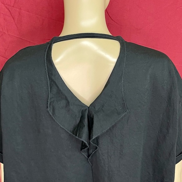 Vintage 90's Open Back Sequin Mo Money Dollar Sign Teddy Bear Box Top XL - Picture 5 of 6